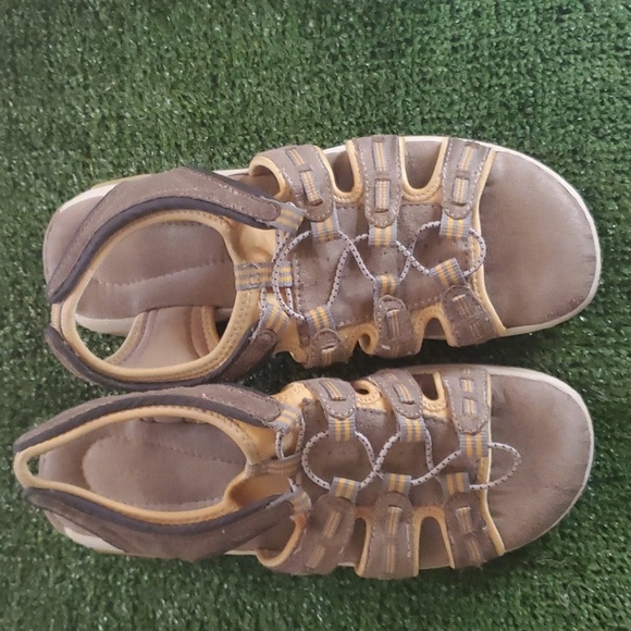 Predictions Hiking Water Sandals Women Size 9.5 Neutral Color Sling Back - Picture 1 of 8